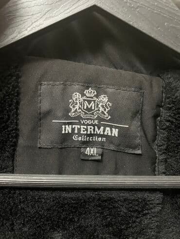 Рубашки: Мужская куртка, Болонка, Зимняя, 4XL — 4