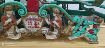 Heykəlciklər: Məhsul: Antik mexaniki tərəzi Təsvir: - Döküm dəmir korpuslu — 4