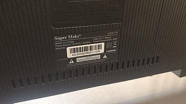 super max tv: Super Maks LED TV – Model: 43 LS 2026 - Ekran: 43 düym LED - Güc — 2