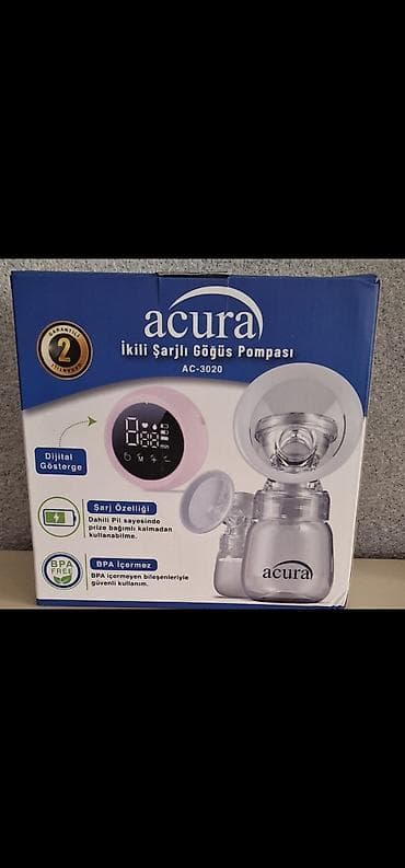 Uşaqlar üçün digər mallar: Acura AC-3020 ikili şarjlı döş (göğüs) pompası - Rəqəmsal göstərici — 1