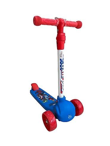Uşaq skuterı – 3 təkərli, Avengers dizaynlı - Rənglər: qırmızı-mavi