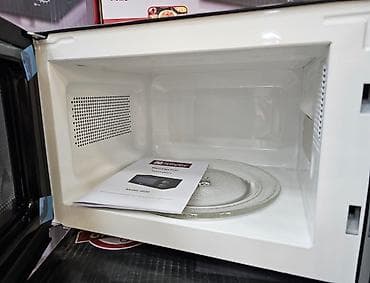 efba soba: Mikrodalğalı soba Silver, Ayrıca dayanan, Mikrodalğalar ilə, rəng - Qara, Yeni — 8