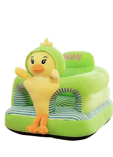 teddy ayi metni: Uşaq üçün yumşaq oturacaq – ördək fiqurlu - Material: yumuşaq plyuş — 1