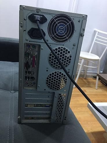 vga hdmi: Korpuslu masaüstü kompüter (ATX mid-tower) - Korpus: metal, ön — 3