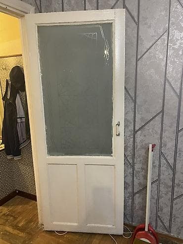 taxta qapi sekilleri: Taxta və şüşəli otaq/kabinet qapıları dəsti Bu qapılar satılır — 4