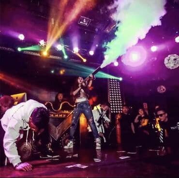 07 şəkilləri çəkmək: Co2 DJ jet gun əl tüstü aparatı — 2