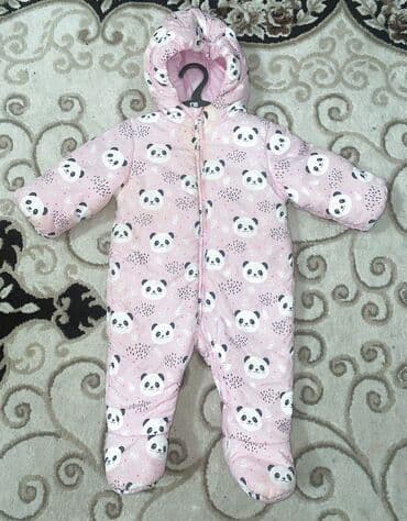 təzə doğulmuşlar üçün transformer qış kombenzonları: Kombinezon qish ucun 6-9-12 ay ucun Yeni kimidi — 1