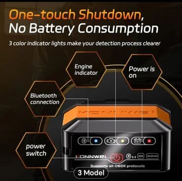 masin ucun bluetooth: KONNWEI MAXOBD – Bluetooth 5.2 OBDII diaqnostika adapteri - iOS və — 7