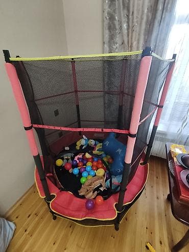 step platforma: Uşaq üçün təhlükəsiz mini batut - Tip: Evdaxili (mini) batut — 3