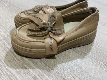 ev üçün açıq qadın şap şapları: Ölçü: 36, rəng - Bej, Yeni — 2