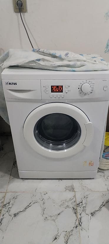 paltaryuyan temiri ustasi bakı: ALTUS önyükləməli paltaryuyan maşın – ALK 6100 - Ön yükləmə, klassik — 1