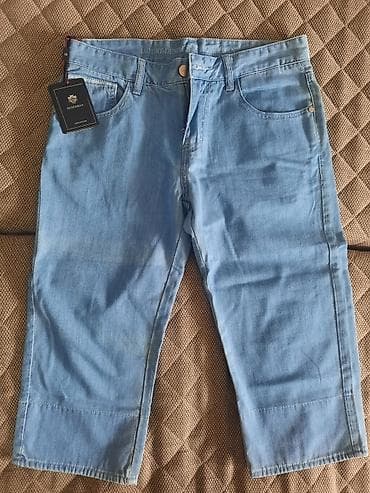 Məhsul: Kişi denim şort-şalvar (capri uzunluq) -Ölçü: 32 - Brend