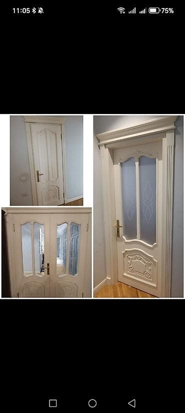 İşlənmiş Otaq qapısı Şəbəkə ilə, Zəmanətli, Ünvandan götürmə — 1