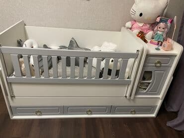 Oğlan və qız üçün, Dördbucaq, Beşik, Dəstsiz, Matrassız, Yellənmə mexanizmsiz — 3