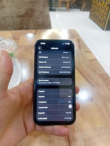 iphone 11 pro max azerbaycan fiyatı: IPhone 15, 128 GB, Mavi — 3