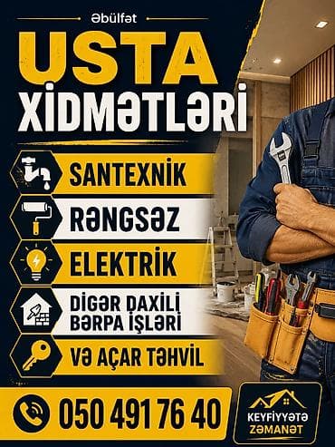 demir qapi gence: İnteryer və Eksteryer Təmir İşləri (Əbülfət -0504917640) — 1