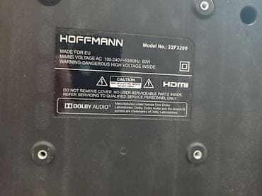 İşlənmiş Televizor Hoffmann LED ekran 32" HD (1366x768) — 3
