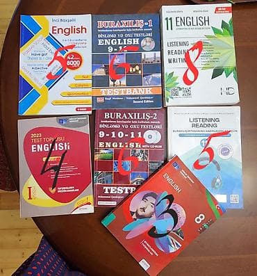 Məktəb və imtahan hazırlığı üçün müxtəlif fənlər üzrə dərslik və test