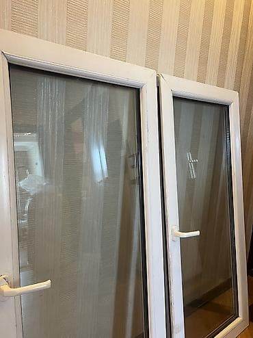 forticka: İşlənmiş İkiqat şüşə paketi Plastik pəncərə, Еni: 64 sm, Uzunluğu: 134 sm — 5