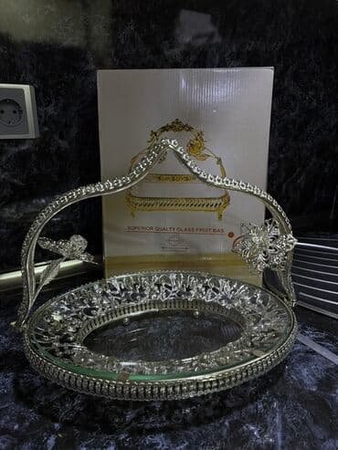 meyve qabi: Yenidir qutusu var, cehizlik alinib istifade olunmayib. Hediyyelik — 7