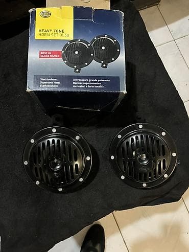 Avtomobil aksesuarları paketi 1) Hella Heavy Tone Horn Set DL50 - İki