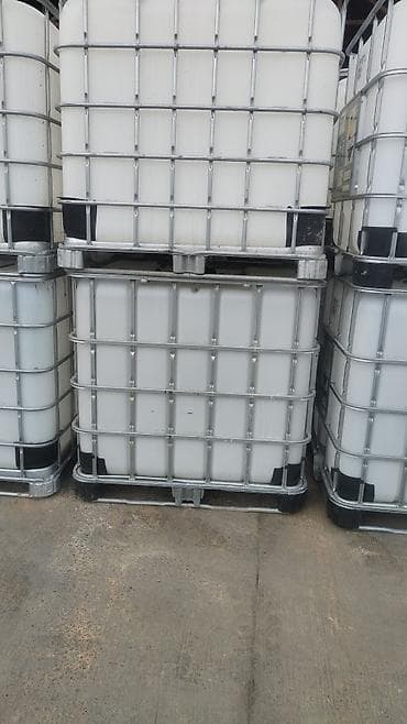 plasdik qaplar: IBC konteynerlər – 1000 litr, plastik çənlər (paletli, qəfəsli) — 5