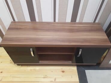 Dolablar: TV STEND (MDF). -Türkiyə istehsalı. -Uzunluq 1.20 sm, eni 40 — 2