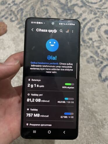 Mətbəx texnikası: Samsung Galaxy A52, 128 GB, rəng - Qara, Barmaq izi — 8