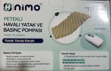 Hava döşəyi. Yara qarşısı alan Havalı Yataq Döşək Pompalı. Bu döşək