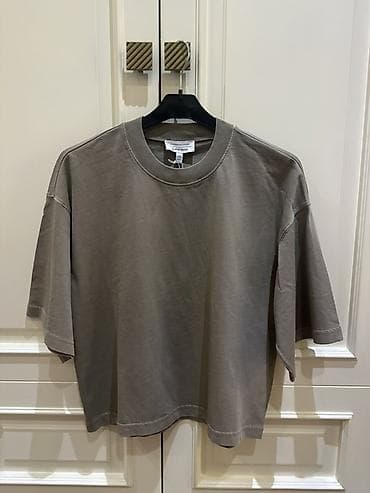 kis: &Other Stories (Stockholm Atelier) uniseks T‑shirt - Rəng: torpaq — 1