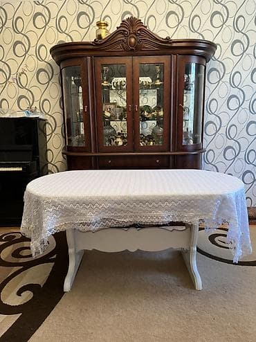 Столы и стулья: Для гостиной, Нераскладной, Овальный стол, 6 стульев — 3