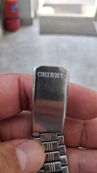 brend saatlar: Qol saatı, Orient, rəng - Gümüşü — 4
