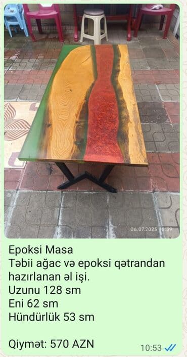 iran peci qurasdirilmasi: Düz masa, Açılmayan, Epoksid, Zəmanətsiz, Kredit yoxdur — 2
