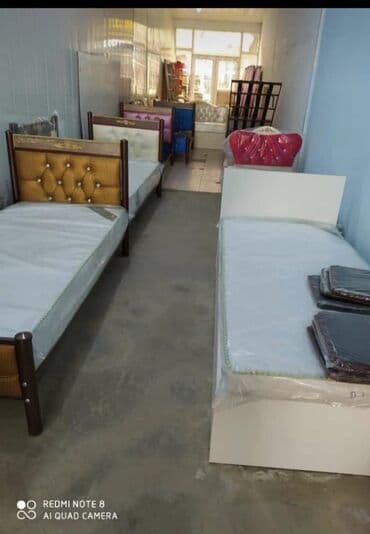 темир краватлар: Новый, Односпальная кровать, Без подьемного механизма, Без матраса, Без выдвижных ящиков, Азербайджан — 4