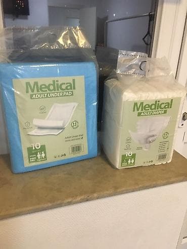Məhsul: Medical brendi böyüklər üçün uşaq bezi və altlıq dəsti -