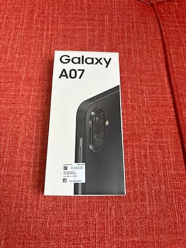 taipsi adapter: Samsung Galaxy A07, 128 GB, rəng - Qara, Barmaq izi — 3