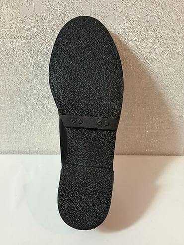 Мокасины и лоферы: Vitto Rossi italy – Qara dəri qadın ayaqqabısı - Model: bağsız — 5