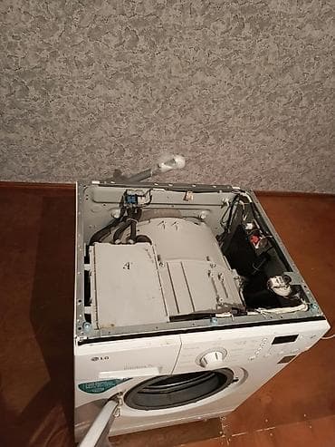 Su qızdırıcı kranlar: Paltaryuyan maşın LG, 7 kq, İşlənmiş, Avtomat, Qurutmasız — 7