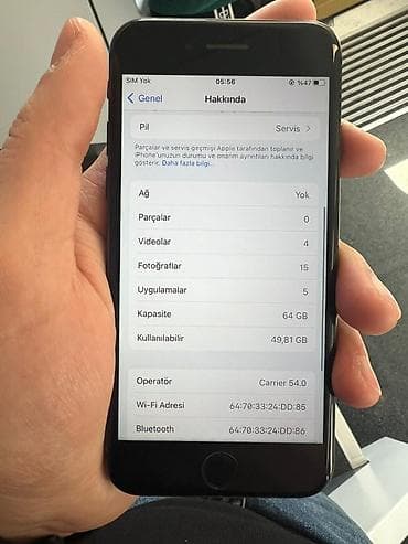 kredit telefonlar ayfon: IPhone 8, 64 GB, Qara, Barmaq izi — 6