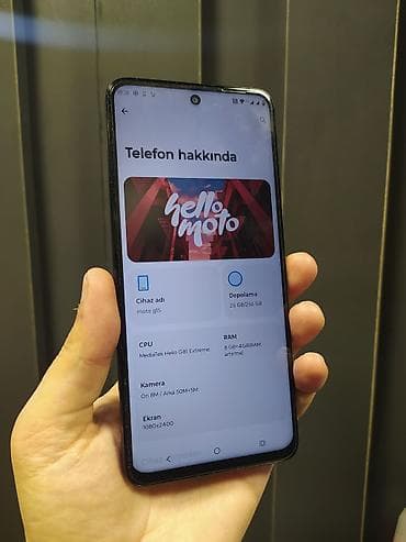 usb 4g modem: Motorola Moto G20, 256 GB, rəng - Mavi, Barmaq izi — 3