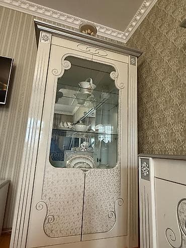 dekor ref: Klassik üslubda yemək otağı mebel dəsti qonaq otaqi hamisi dest — 4
