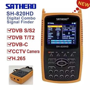 yamaha aparat: Satfinder Sathero sh- 820 dvb s2 dvb t2 dvb c CCTV bir sözlə beşi — 1