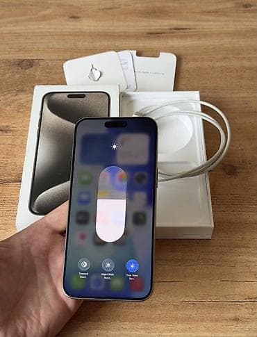 vətən n muhafizə: IPhone 15 Pro, 256 GB, Black Titanium, Face ID — 2