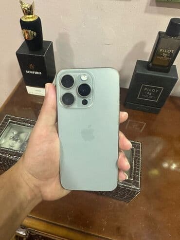 irşad iphone 15: IPhone 15 Pro, 128 GB, Natural Titanium — 1