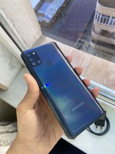 Fly: Samsung Galaxy A21S, 64 ГБ, цвет - Синий, Две SIM карты — 1