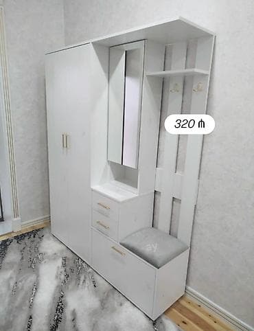 su ceni bak: Yeni, 1 qapı, Güzgülü, Digər rəng, Digər material, Açılan, Düz dolab — 1