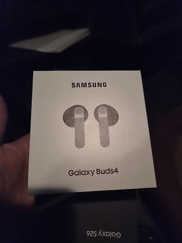 Kompüter, noutbuk və planşetlər: Samsung Galaxy Buds4 simsiz qulaqlıq Model: SM-R540 (qara) Qutuda — 2