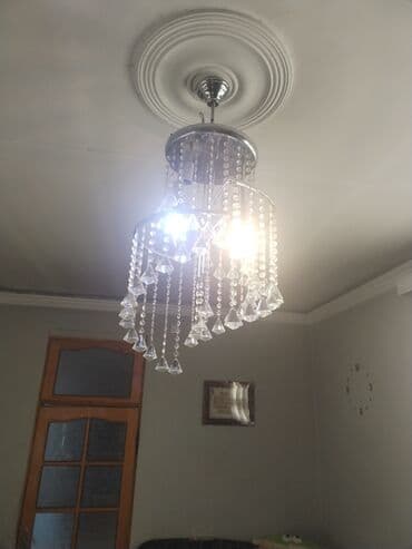 20 yanvar şəkil: Çılçıraq, 6 lampa, Xrustal — 2