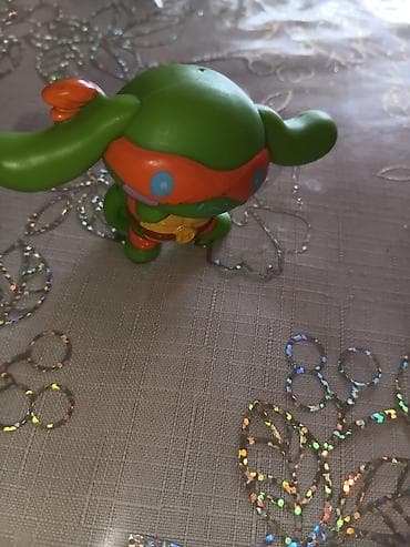 Möcüzəli Ninja Tısbağa temalı mini fiqur - Material: sərt