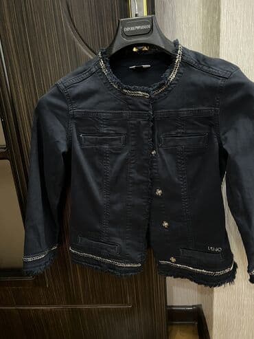 детская одежда из италии: Джинсовая куртка итальянского бренда Liujo для девочек 9-10 лет — 2